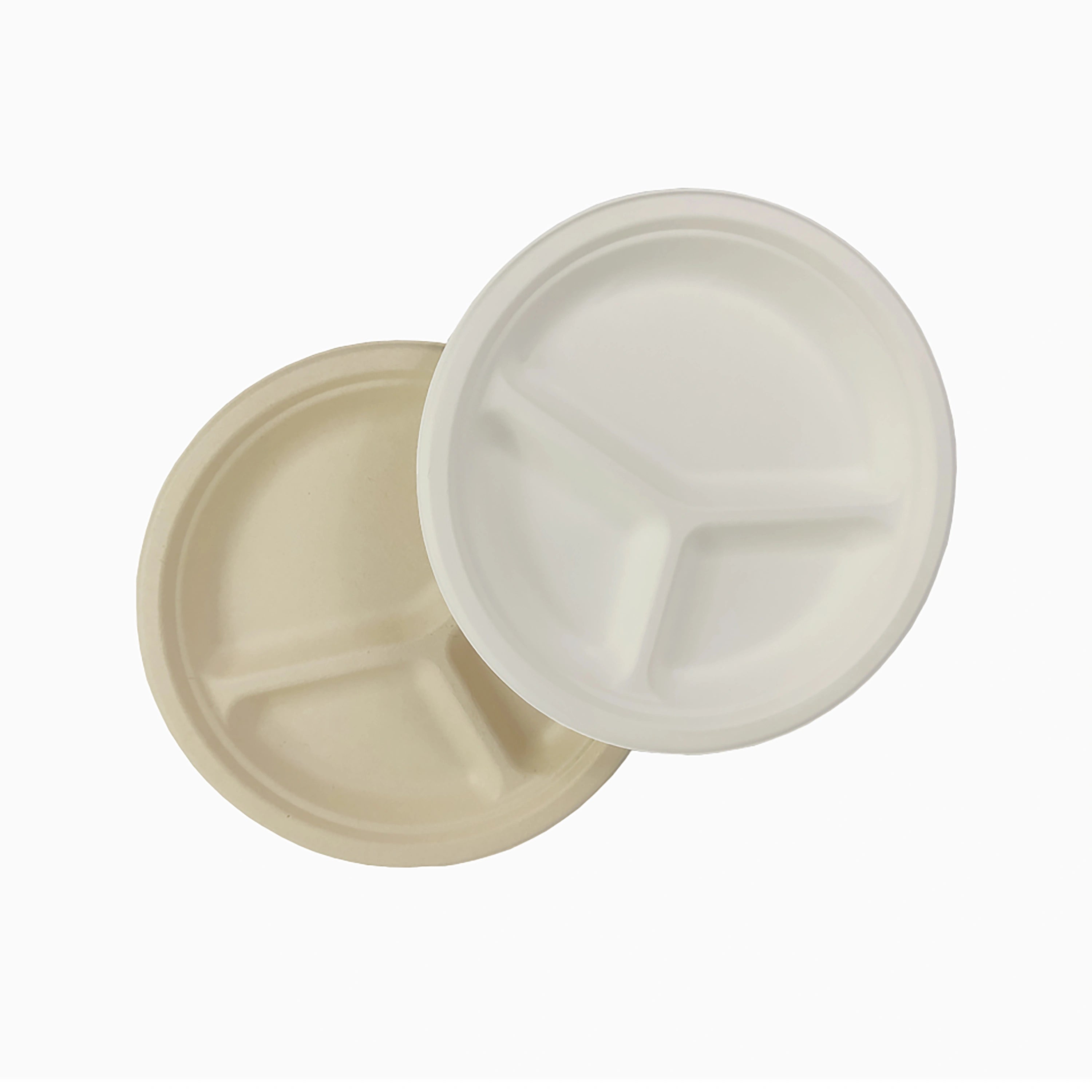 10-Inch 3-Section Bagasse Plate | coming soon...