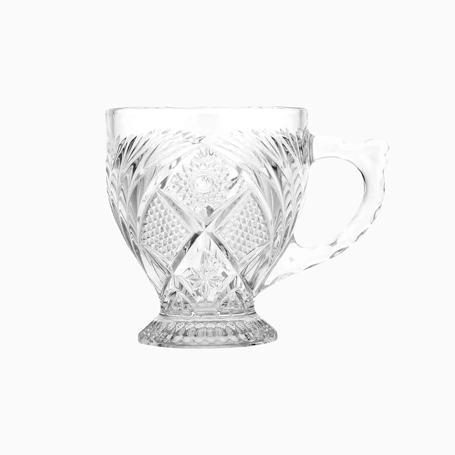 Patterned Glass Mug | code: 240301W