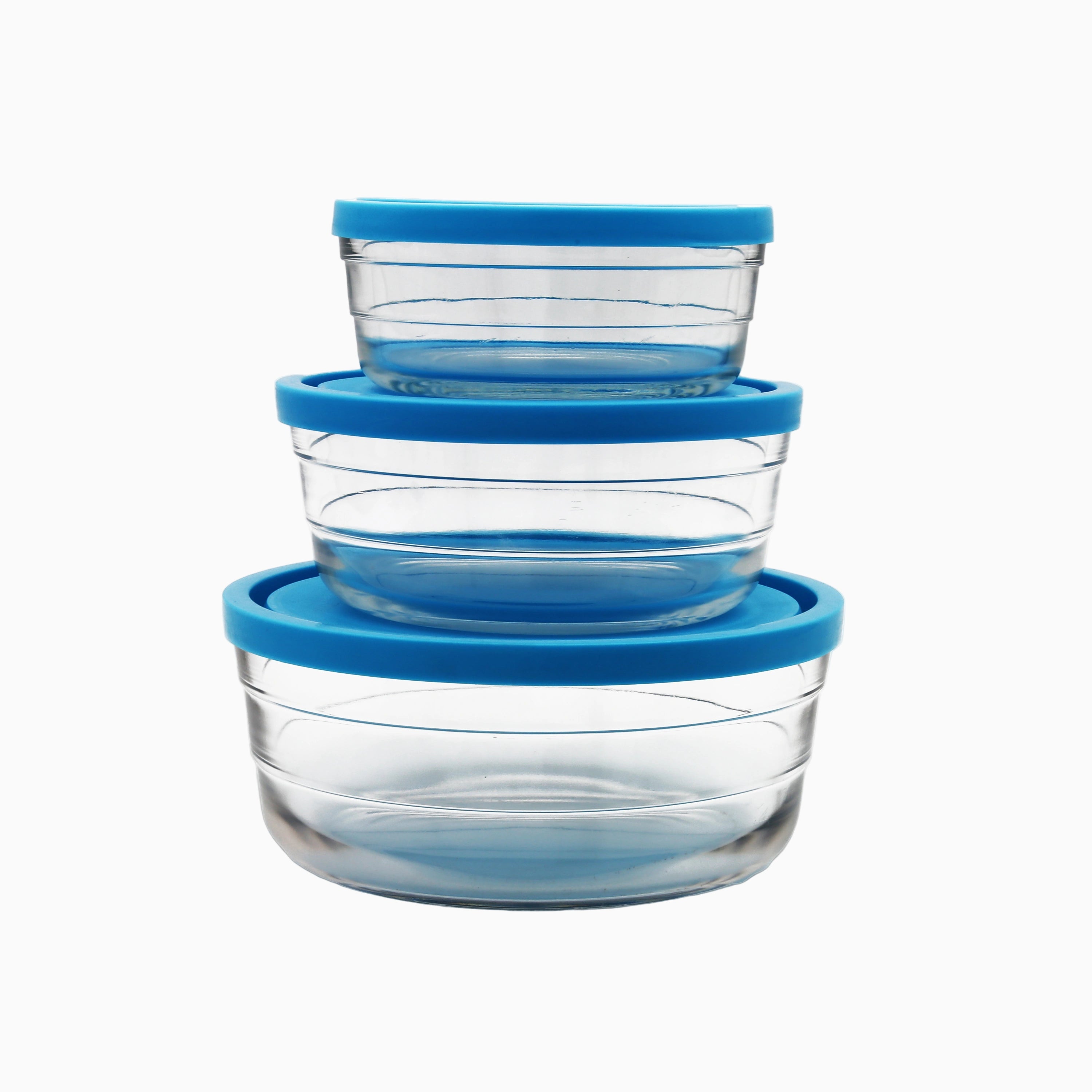 Andia 3-Piece Round Glass Container Set |  code: 1701-30050007
