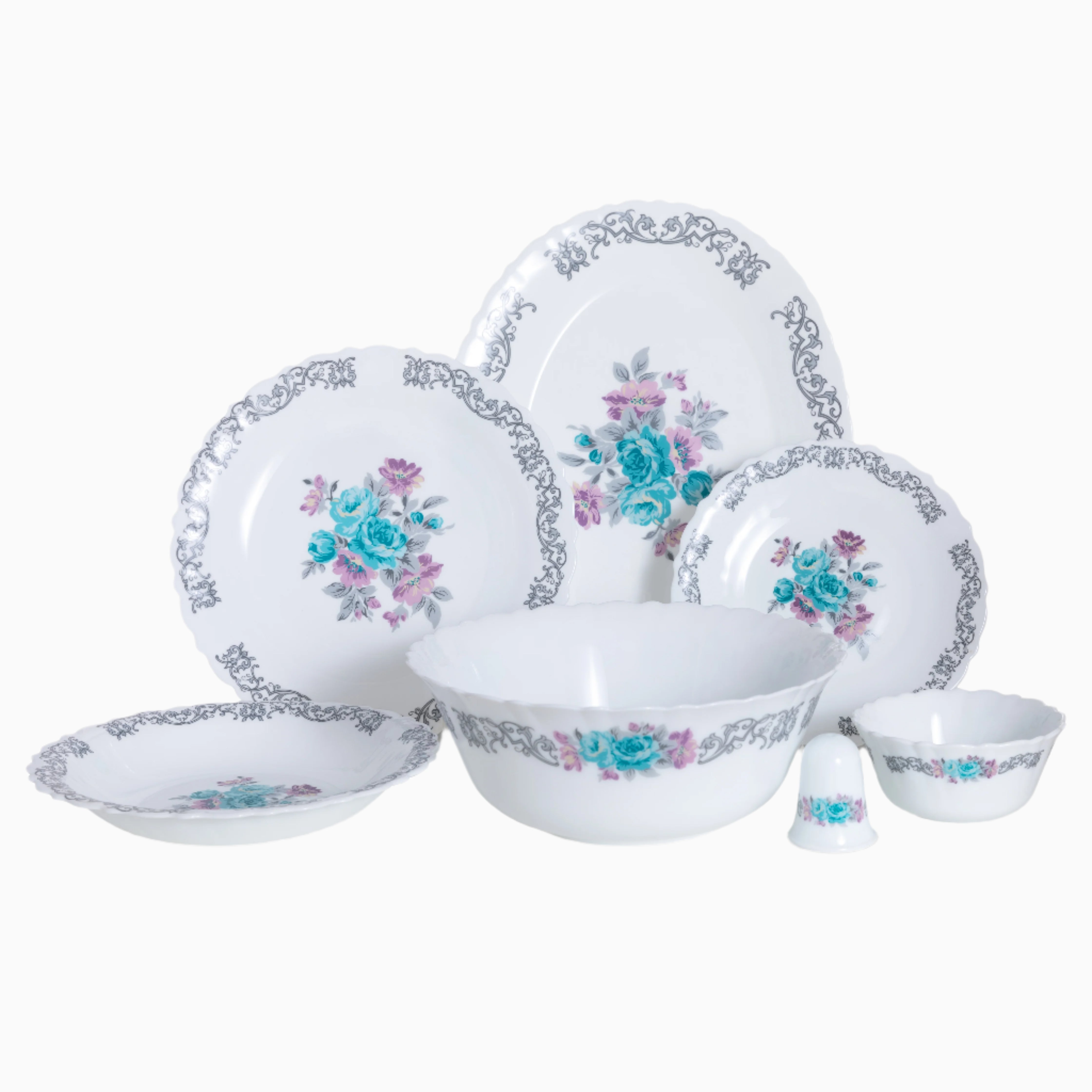 Blue Nelly Opalware set - Code: 180B