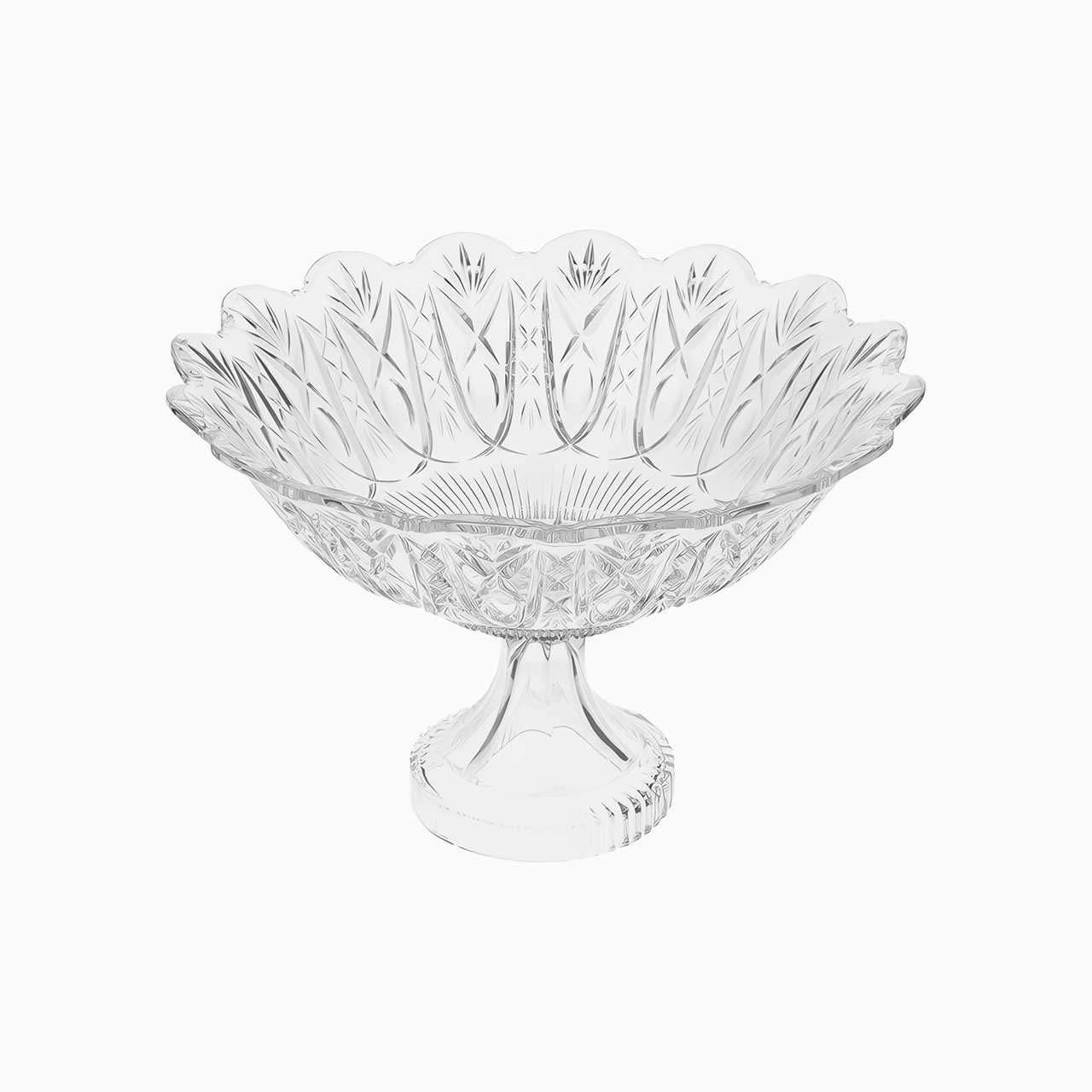 Crystal Glass Pedestal Bowl WO stand | code: 340722W - Image 2