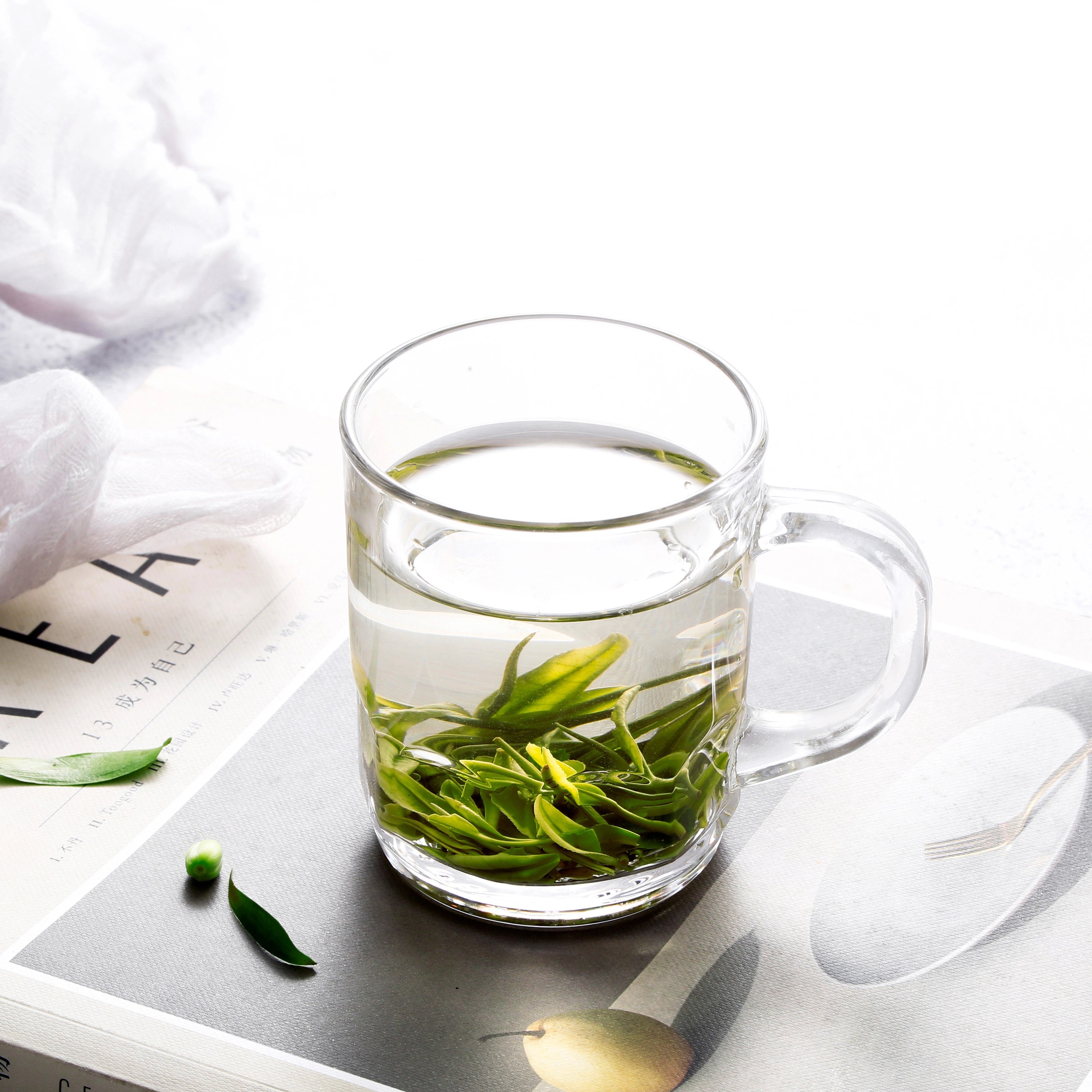 Glass Mug with Handle 7.9 oz | code: KTZB03 - Image 3