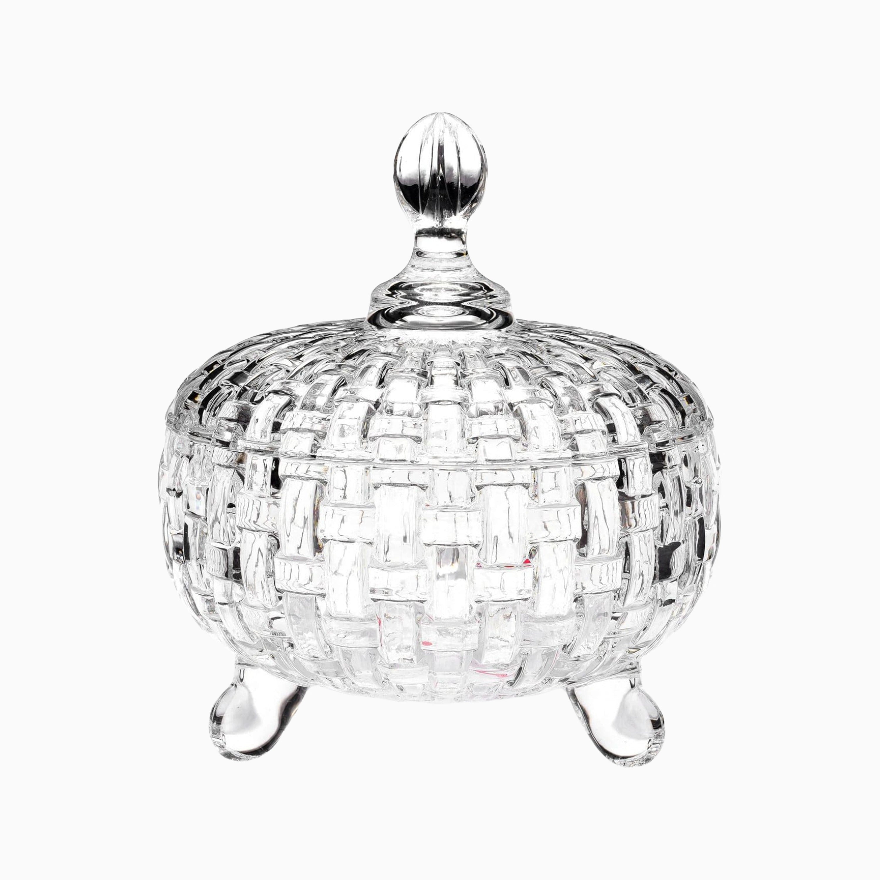 Glass Candy Bowl With Lid | code: LZ0116