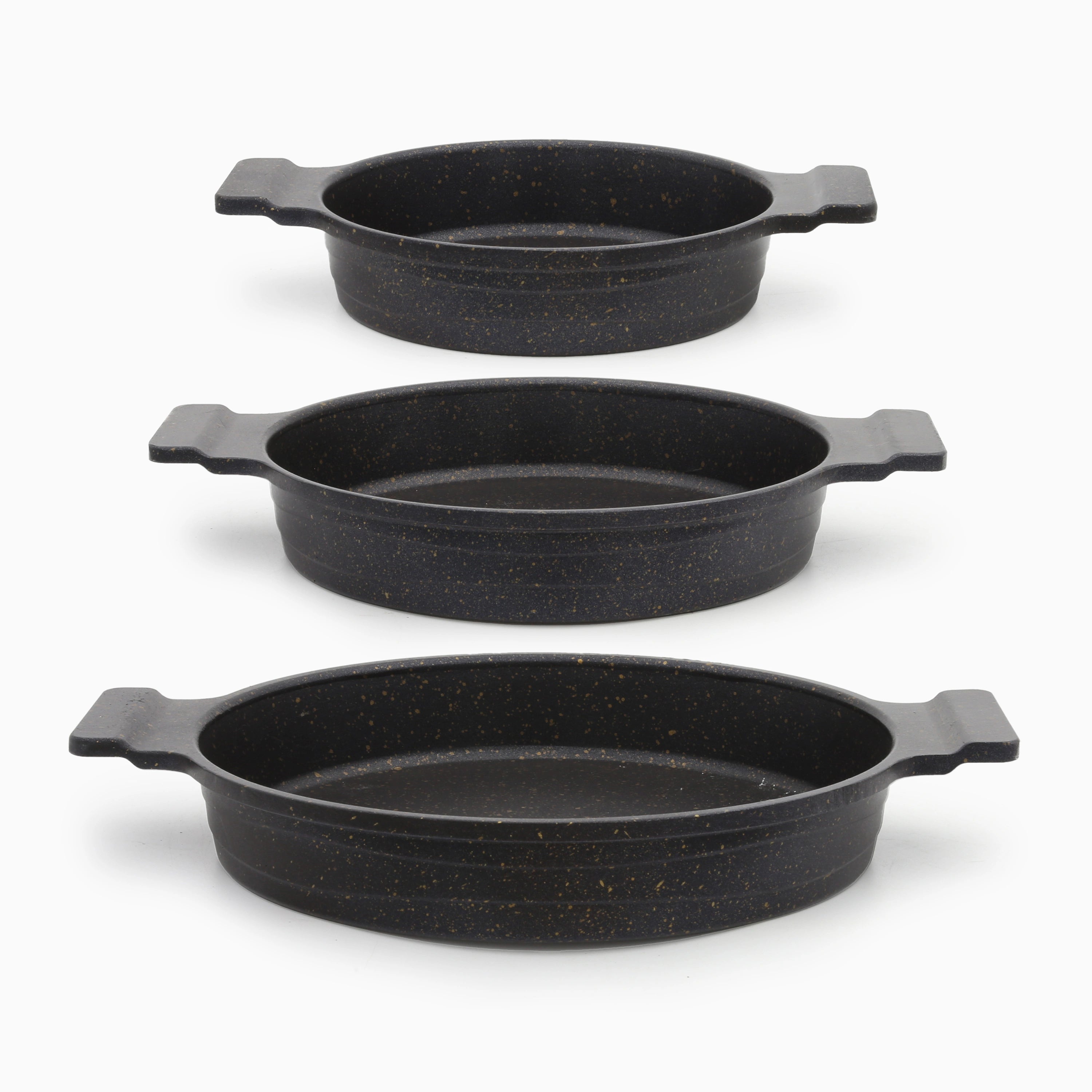 Frying pan | Black-3pcs