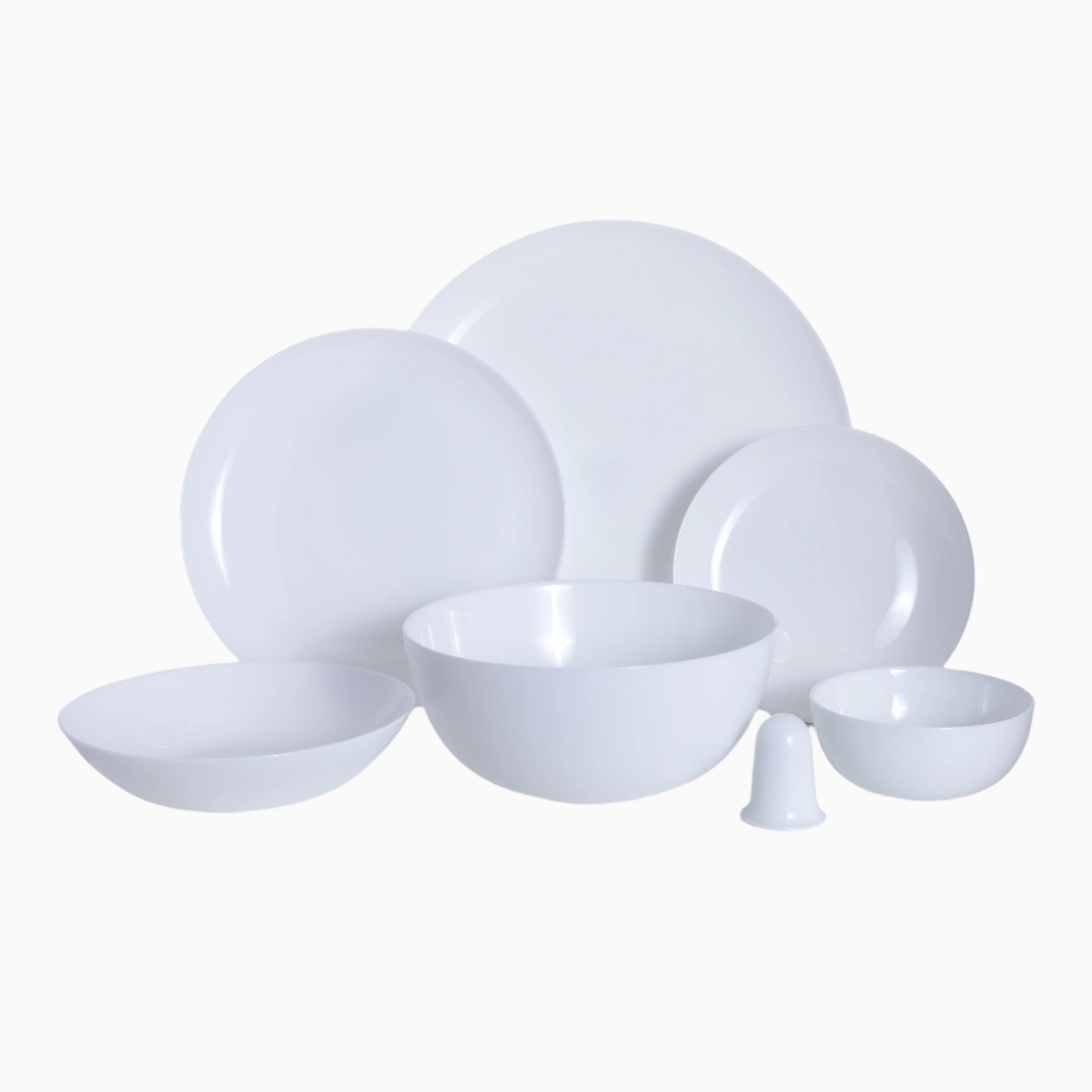 Opalware set Round D - White