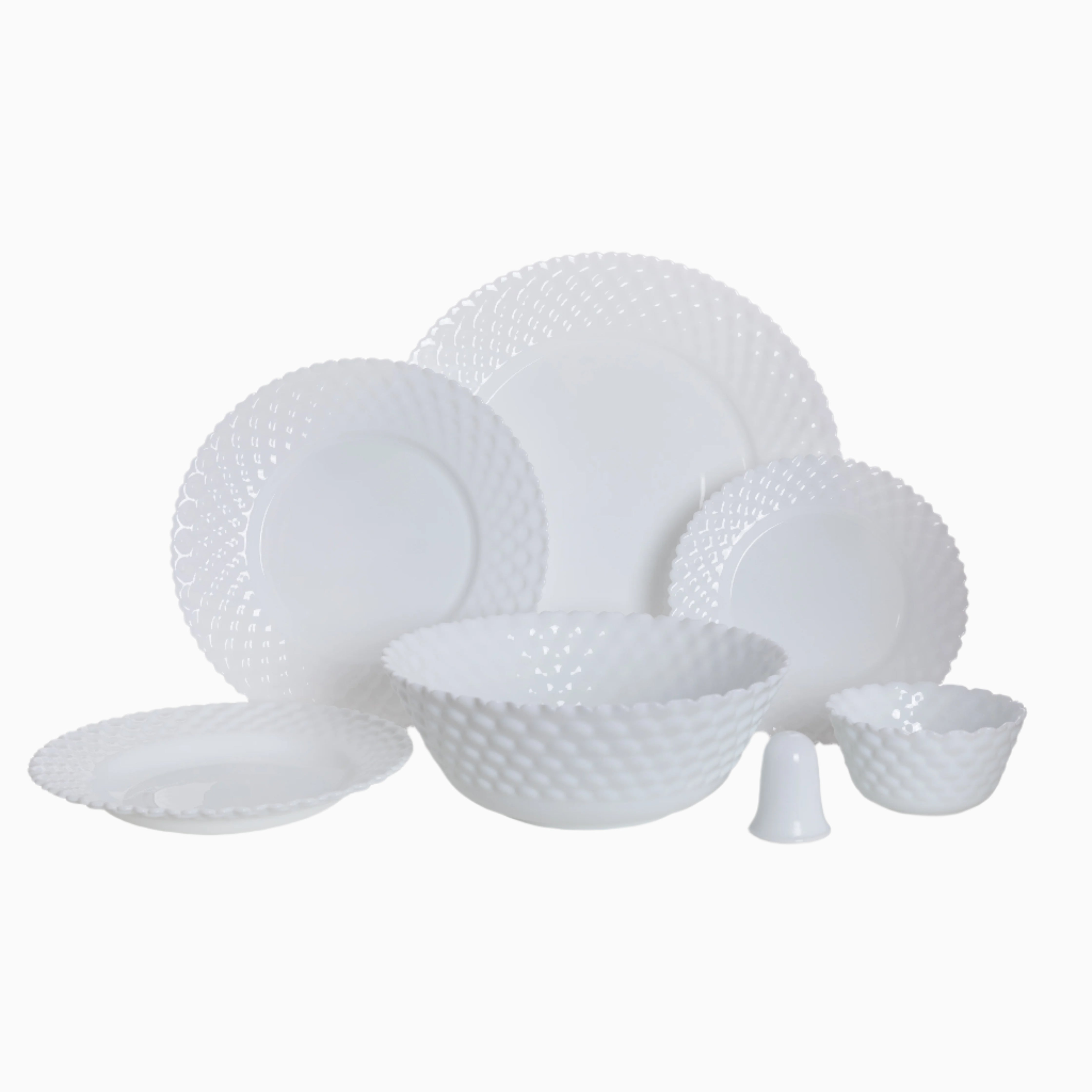 Opalware set Round P - White